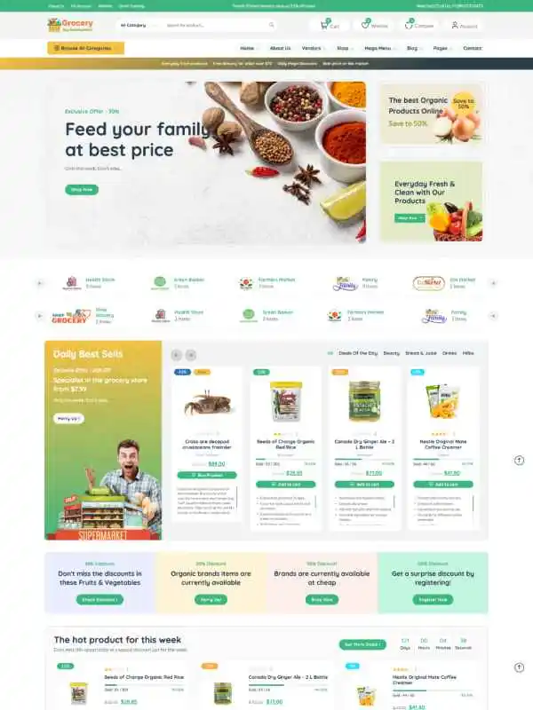 Everreality Grocery Web Development Demo Screenshot-3