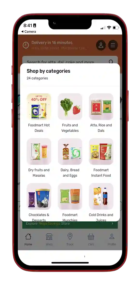 Grocery App Demo Screenshoot 2