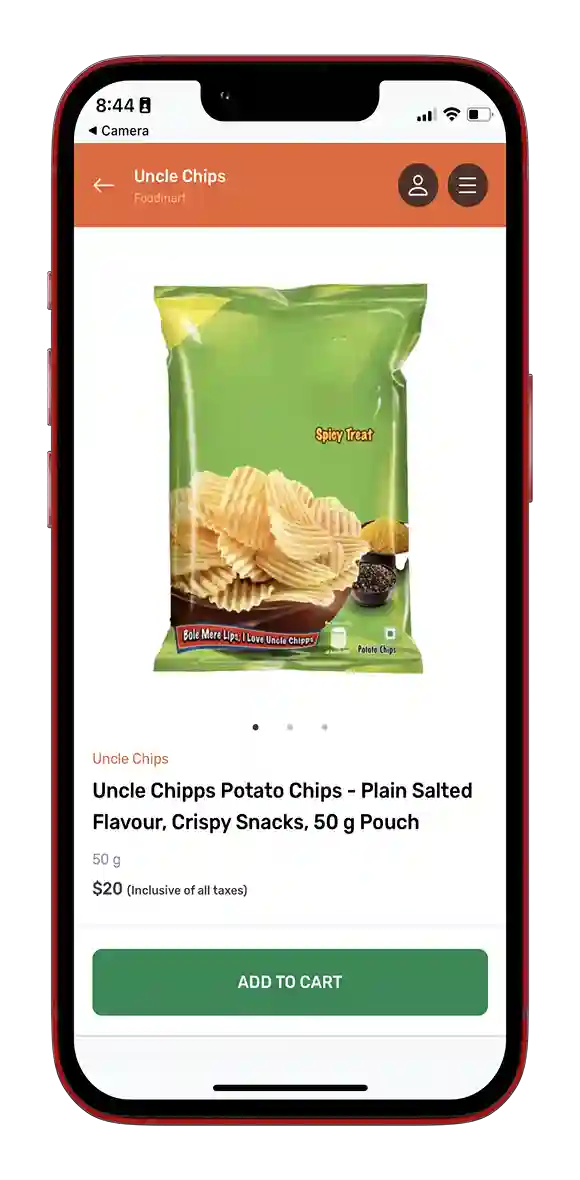 Grocery App Demo Screenshoot 2
